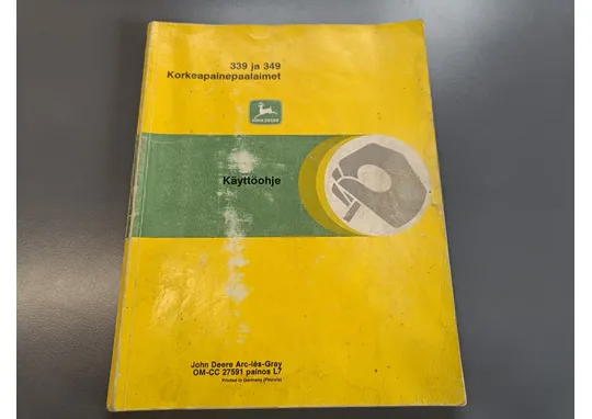 John Deere 339 ja 349 / Paalaimen käyttöohjekirja