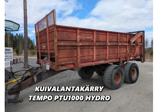 Tempo PTU10000 Hydro kuivalantakärry / Pystykelat, katso video!