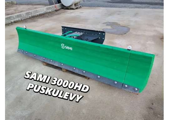 Sami 3000HD hydraulinen puskulevy / EURO, hyväkuntoinen, katso video!
