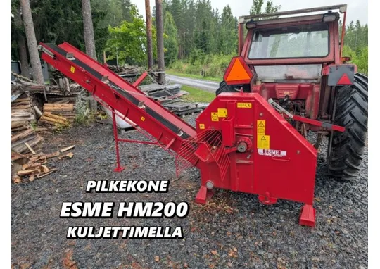 Esme HM200 pilkekone 350cm kuljettimella / Siisti kone, katso video!
