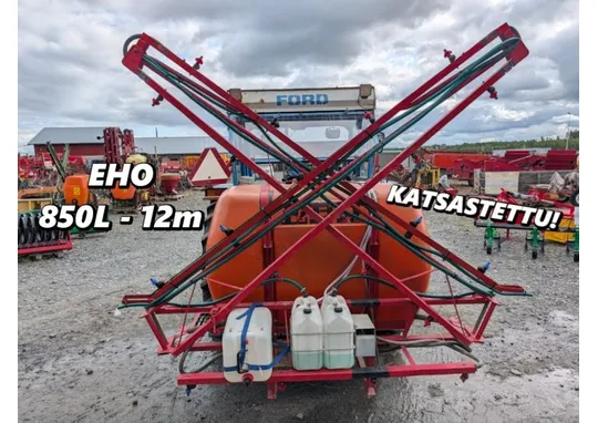 Eho kasvinsuojeluruisku 850L / Työleveys 12m / katso video!