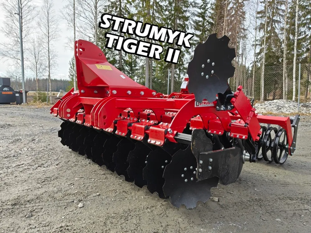 Strumyk Tiger II - 270cm lautasmuokkain / Mekaanisella 50cm U-kiekkopakkerilla