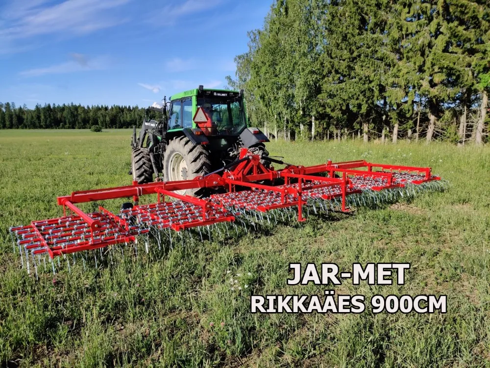 Jar-Met P510/4 - 900cm rikkaäes / 8mm piikeillä - taittuva