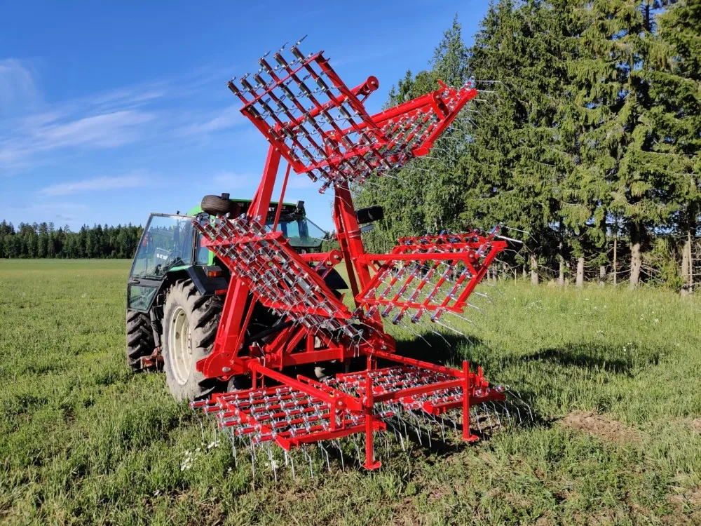 Jar-Met P510/4 - 900cm rikkaäes / 8mm piikeillä - taittuva
