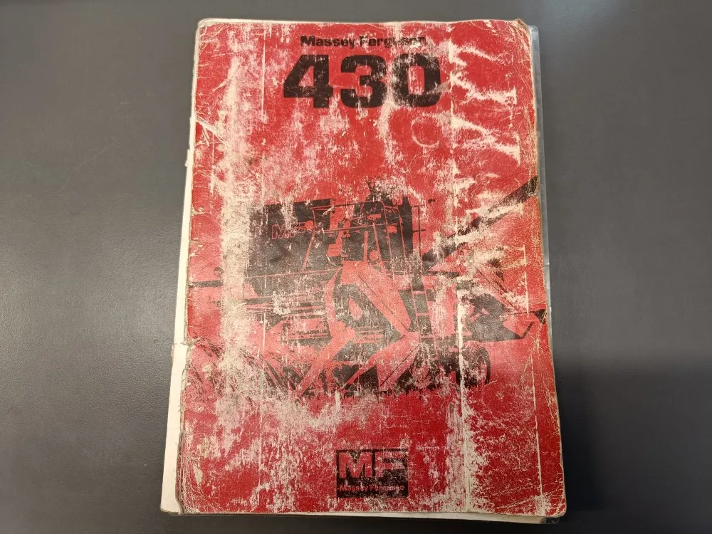 Massey Ferguson 430 puimurin / Ohjekirja