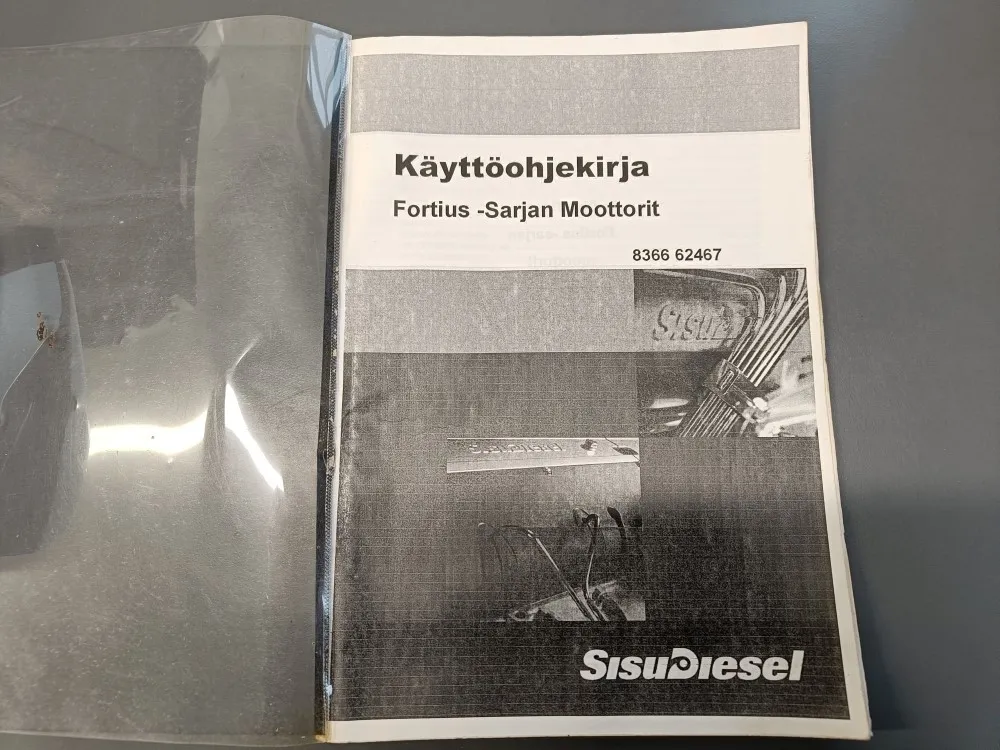 Sisudiesel Fortius sarjan moottorit / Käyttöohjekirja