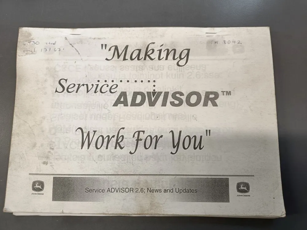 John Deere Service Advisor 2.6 / Uutiset ja päivitykset