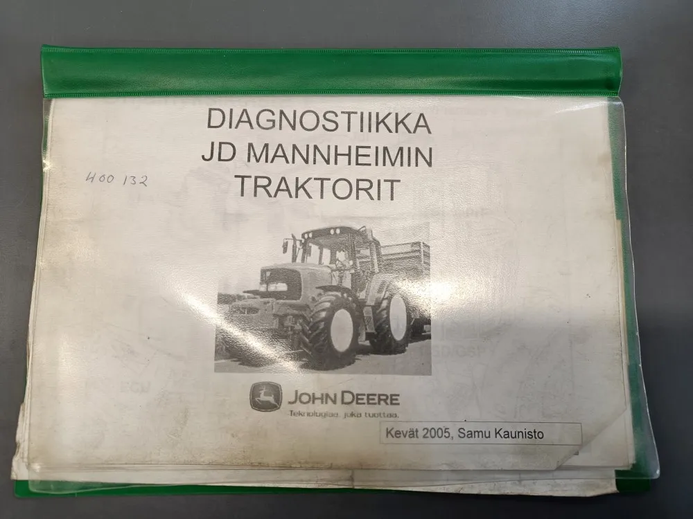 John Deere diagnostiikka / JD mannheimin traktorit