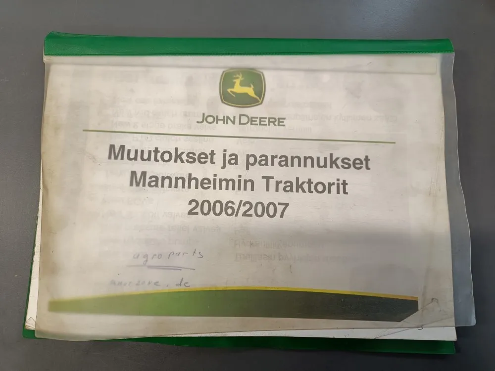 John Deere Mannheimin traktorit / Muutokset ja parannukset 2006/2007