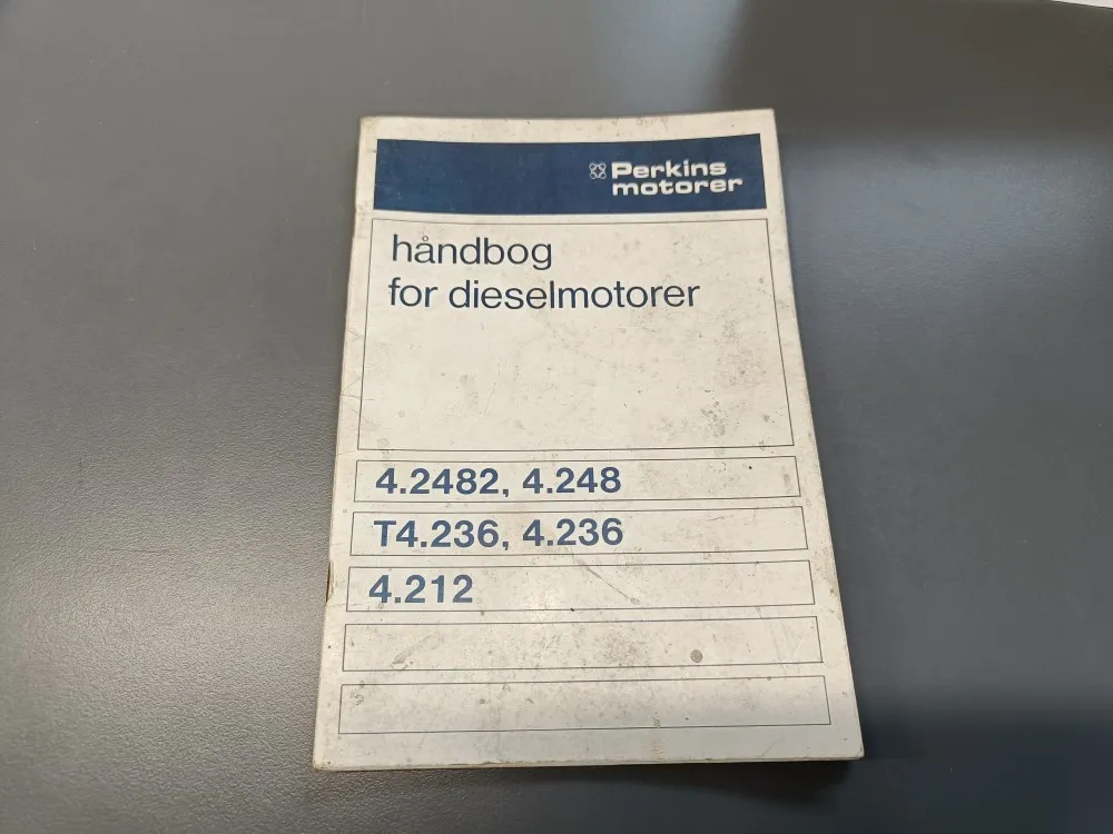 Perkins moottoreiden ohjekirja / Tanskankielinen