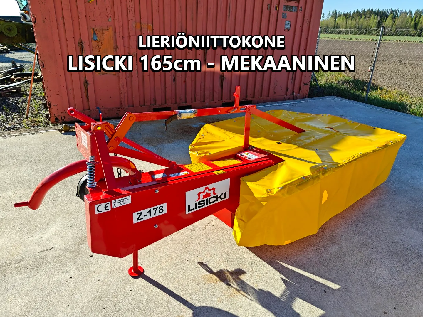 Lisicki 165cm lieriöniittokone / Mekaaninen - Katso video!
