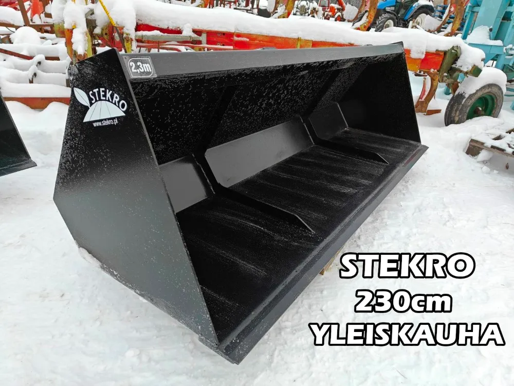 Stekro etukuormaajan kauha 230cm / EURO kiinnike