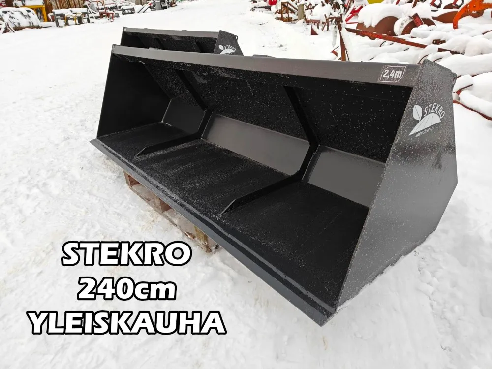 Stekro etukuormaajan kauha 240cm / EURO kiinnike