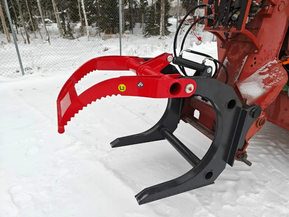 Stekro puukoura Wood Bucket II / Hydraulinen, Manitou kiinnike