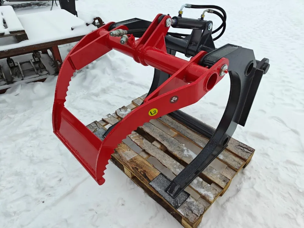 Stekro puukoura Wood Bucket II / Hydraulinen, Manitou kiinnike