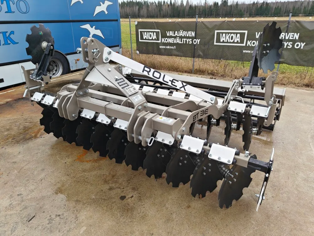 Rol-Ex BT 3E - 300cm lautasmuokkain / Mekaanisella putkipakkerilla