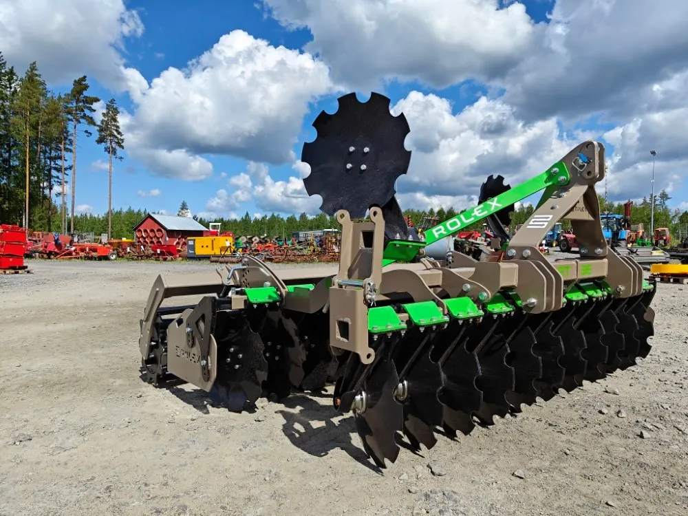 Rol-Ex BT 3E - 300cm lautasmuokkain / Mekaanisella putkipakkerilla