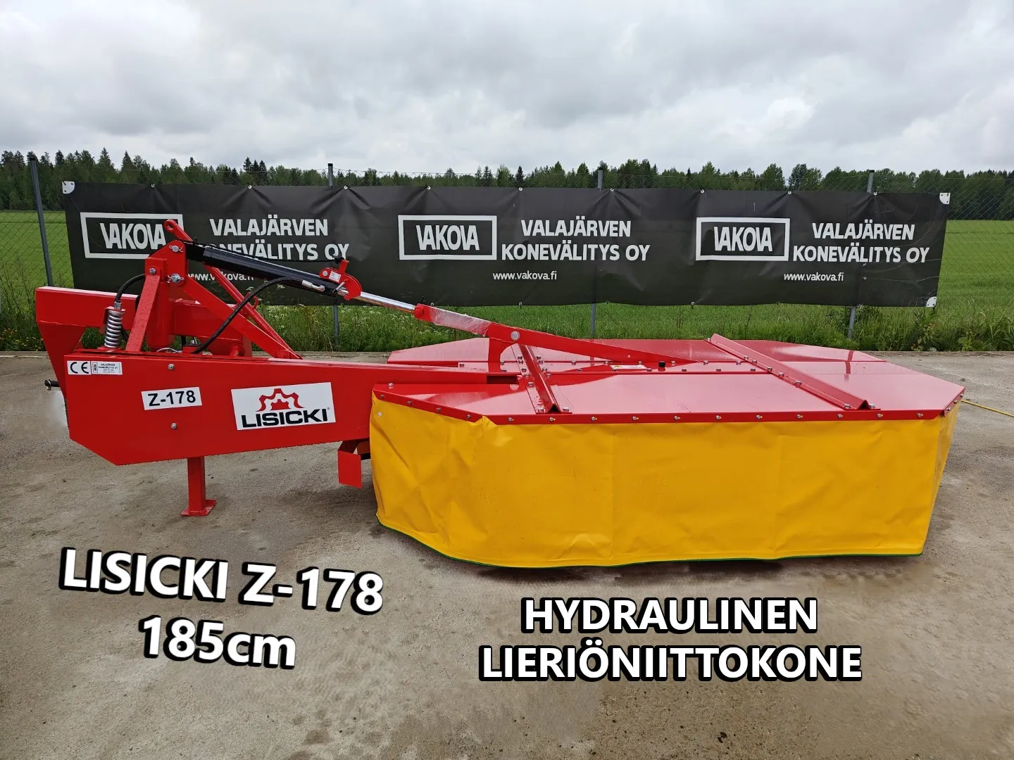 Lisicki Z-178 - 185cm lieriöniittokone / Hydraulinen - Katso video!