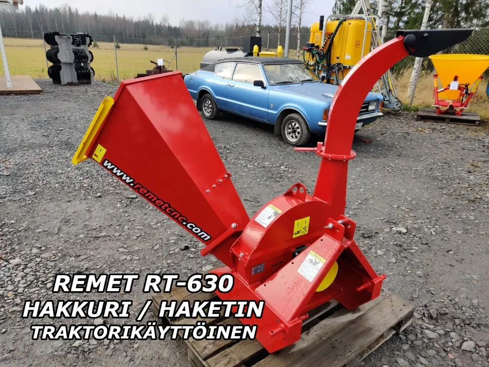 Remet RT-630 haketin / Mekaanisesti syötettävä laikkahakkuri