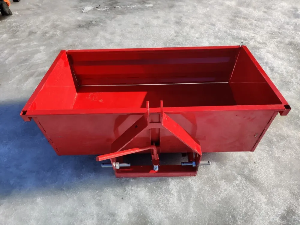 Taret 100cm kuljetuslaatikko / Kippaava takakauha pikkutraktoriin