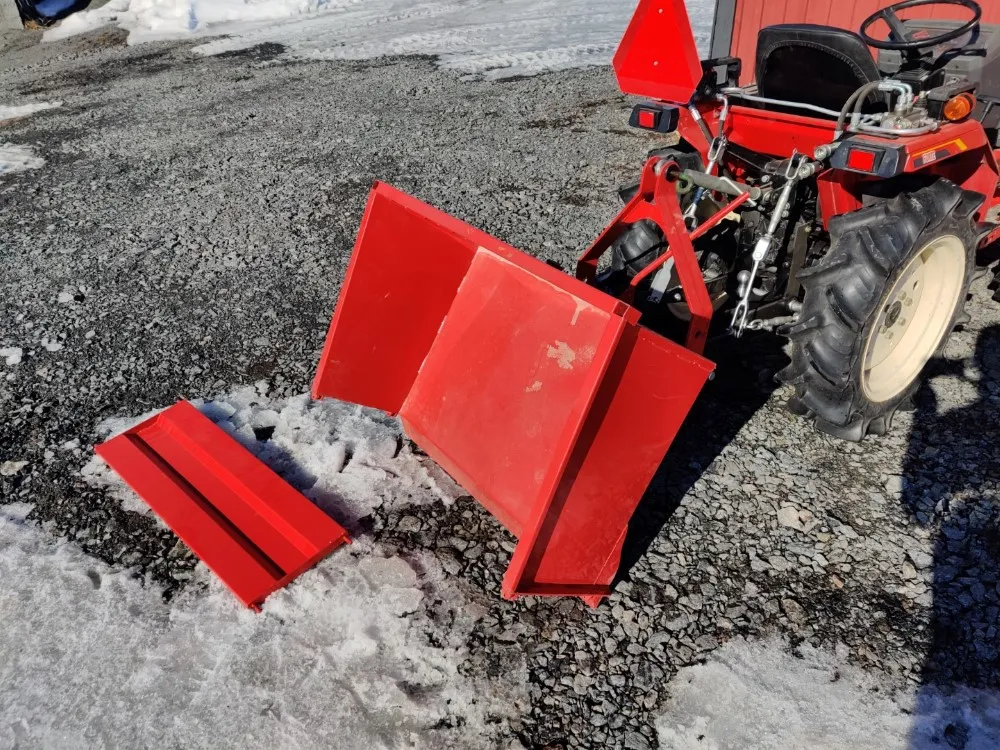 Taret 125cm kuljetuslaatikko / Kippaava takakauha pikkutraktoriin