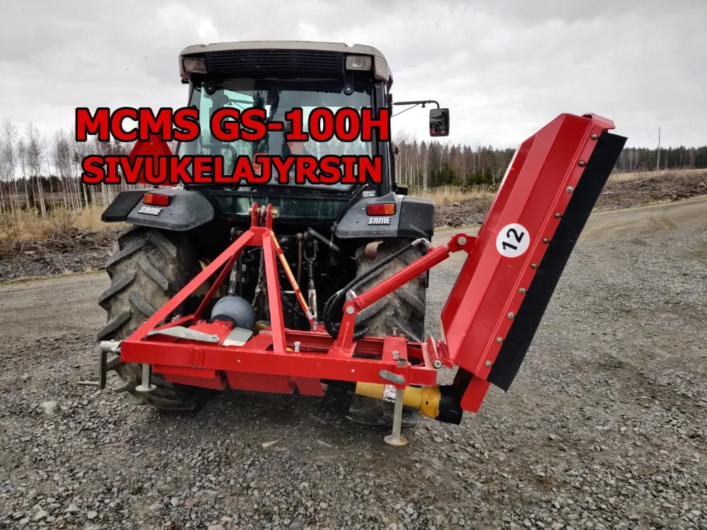 MCMS GS-100/H kelajyrsin / Hydraulisesti nouseva - Sivumalli