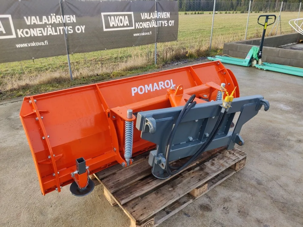 Pomarol SP220 lumilevy / Hydraulinen, EURO kiinnike, hardox terä