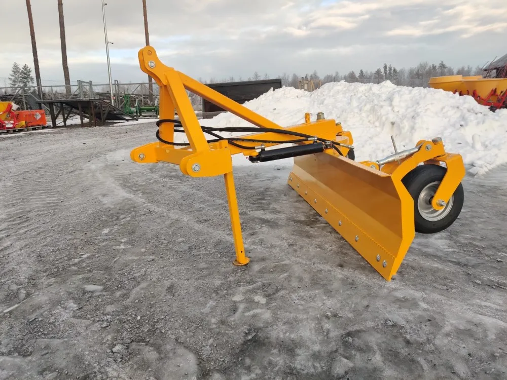 FK Machinery 240cm perälevy / Hydraulinen - Hardox terä ja tukipyörät
