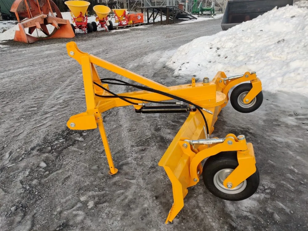 FK Machinery 240cm perälevy / Hydraulinen - Hardox terä ja tukipyörät