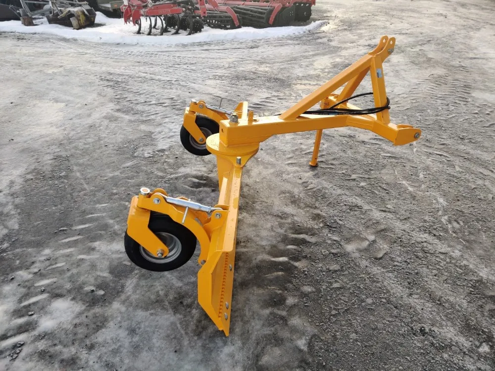 FK Machinery 240cm perälevy / Hydraulinen - Hardox terä ja tukipyörät
