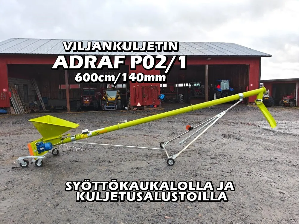 Adraf Cobra P021 - viljaruuvi 600cm / 140mm - Katso video!