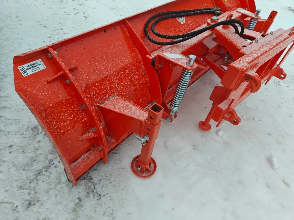 Pomarol SP240 lumilevy / puskulevy / Hydraulinen - Hardox terä - Katso video!