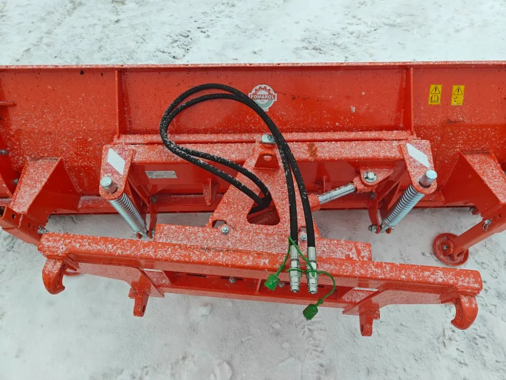 Pomarol SP240 lumilevy / puskulevy / Hydraulinen - Hardox terä - Katso video!