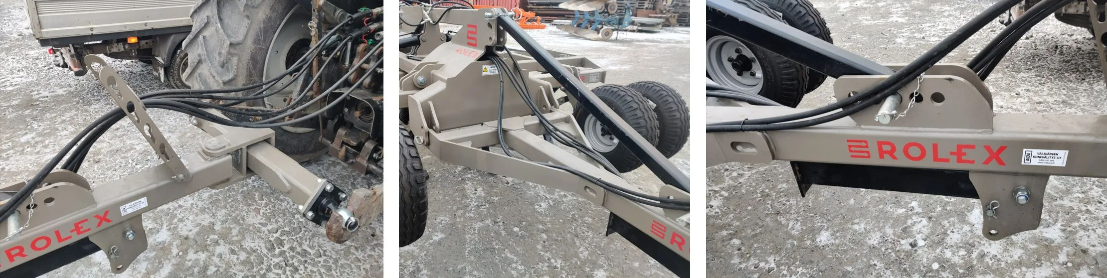 Rol-Ex KBOH vetoaisa - kultivaattorista / pitempi malli