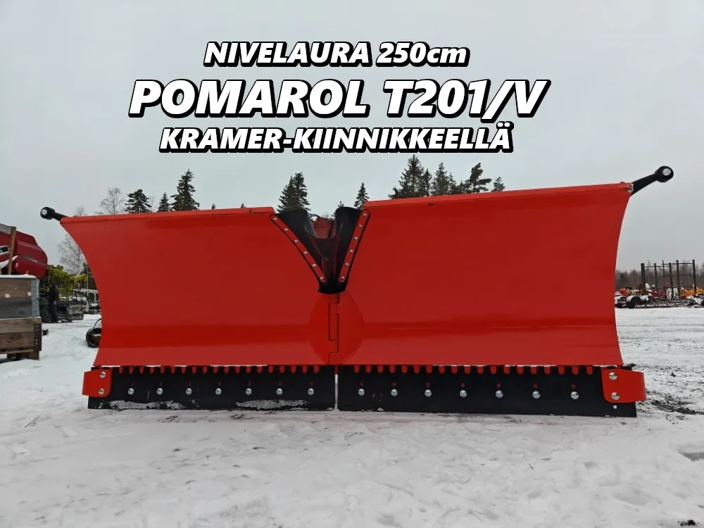 Pomarol T201/V250 nivelaura - 250cm / Kramer kiinnikkeellä - Katso video!
