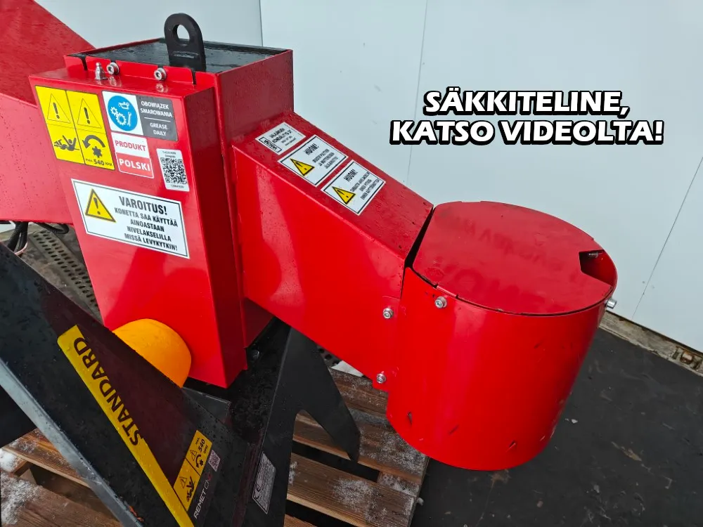 Remet R120 puunkatkoja / rullahakkuri / 8-teräinen nopea kone
