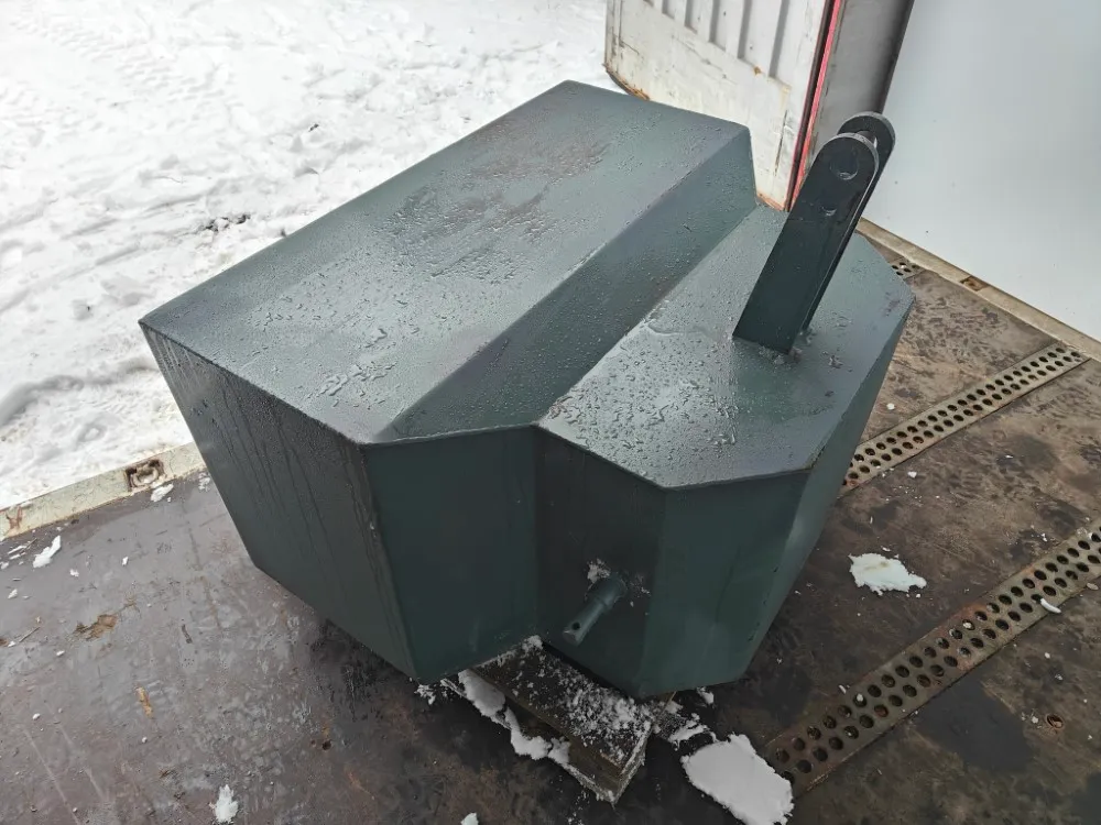 Pomarol 1200kg vastapaino / etupaino / KAT 2 / CAT 2 kiinnitys