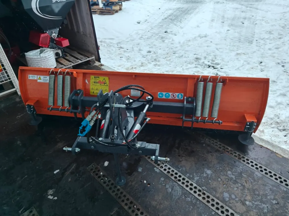 Mateng SPN-250 lumilevy kumiterällä / Hydraulisesti kääntyvä - 250cm