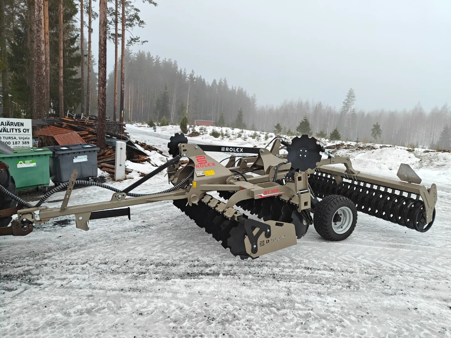 Rol-Ex BT 400 lautasmuokkain / Uusi kone vakiovarusteilla
