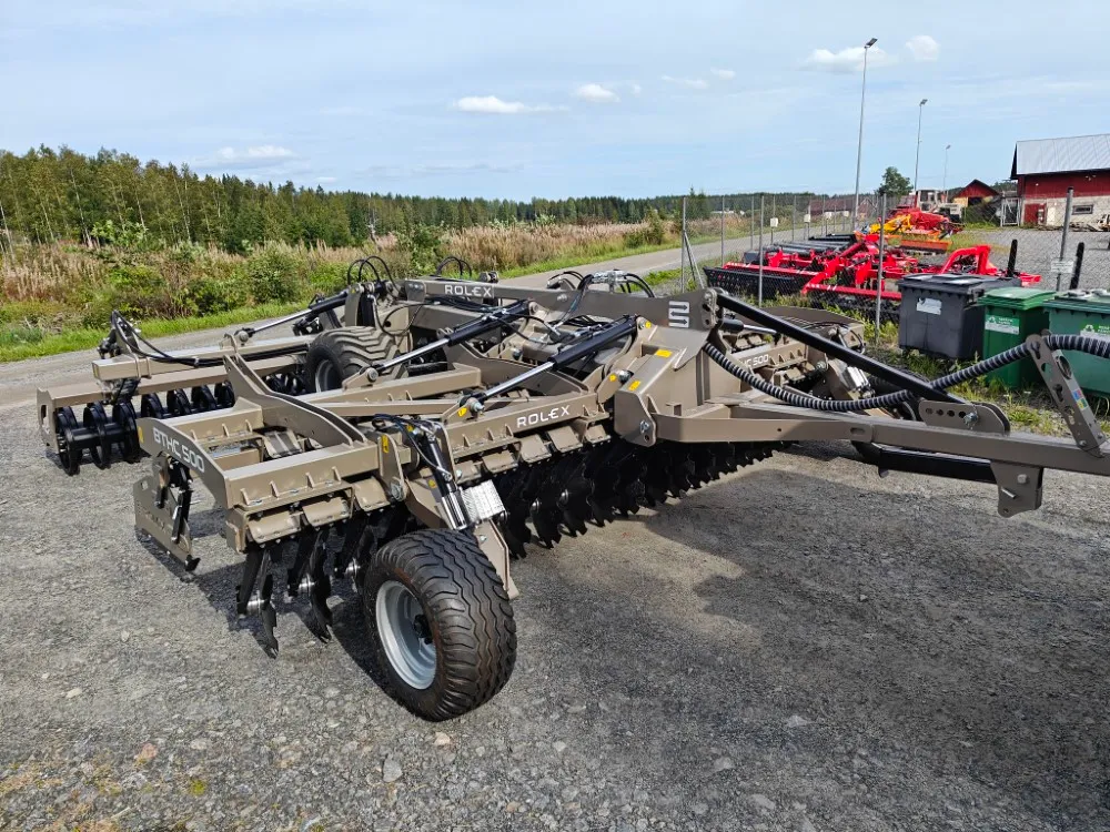 Rol-Ex BTHC 500cm lautasmuokkain / Hinattava ja hydraulisesti taittuva