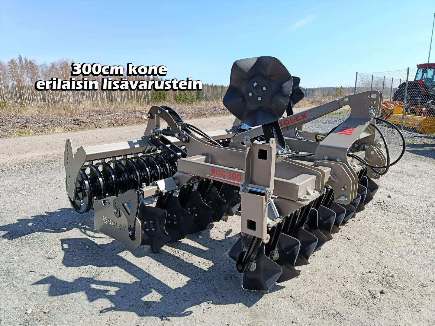 Rol-Ex BCC 300cm Cross Cutter / Lautasmuokkain matalamuokkaukseen