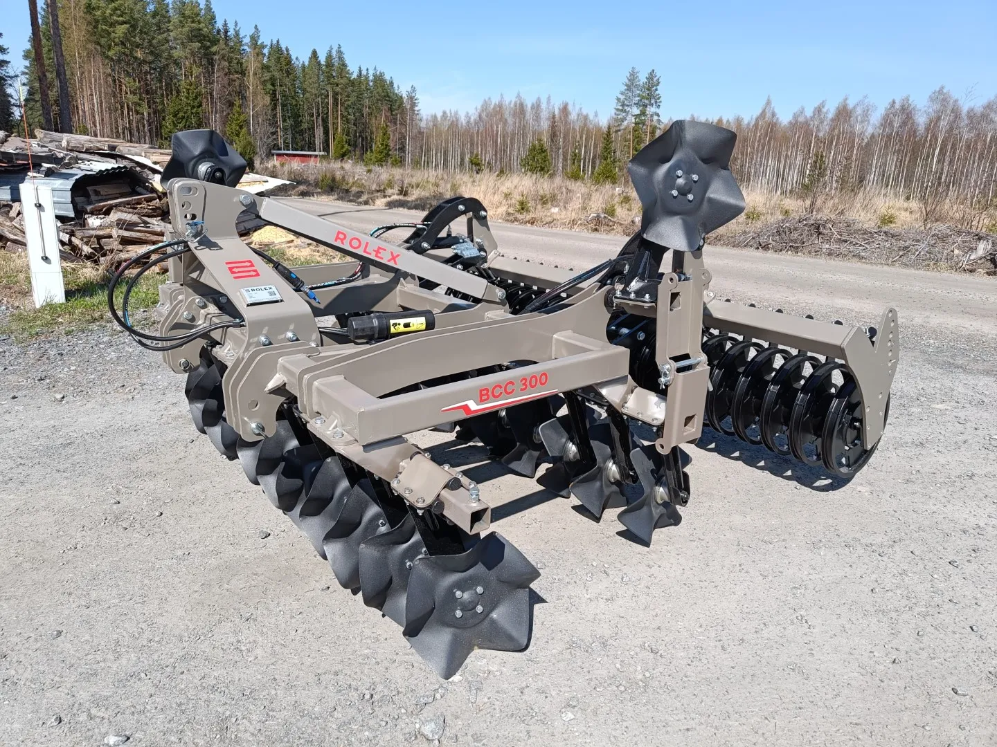 Rol-Ex BCC 300cm Cross Cutter / Lautasmuokkain matalamuokkaukseen