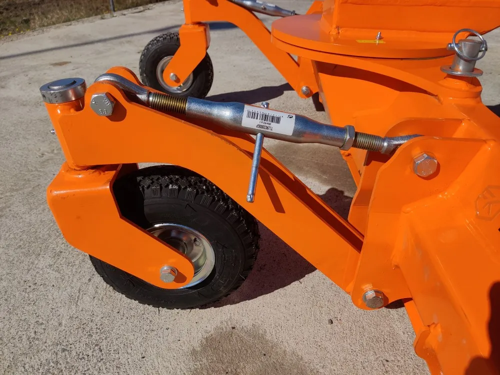 FK Machinery 160cm perälevy / Tukipyörillä, terä hardox ura/sileä