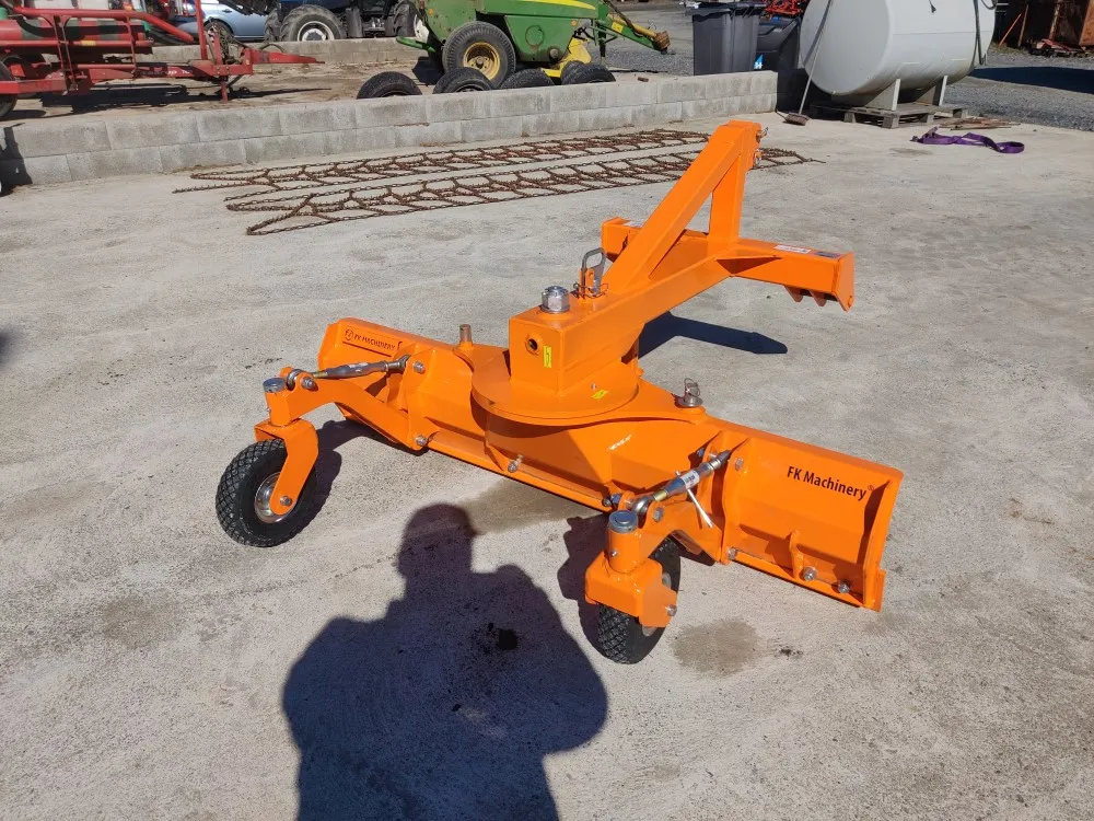 FK Machinery 160cm perälevy / Tukipyörillä, terä hardox ura/sileä