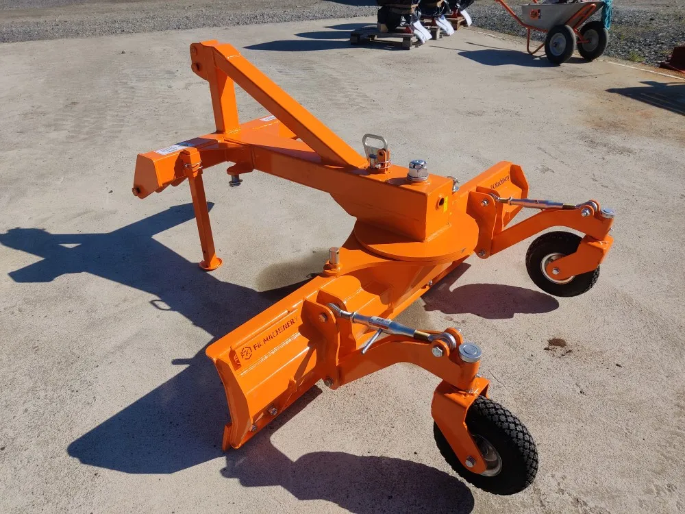 FK Machinery 160cm perälevy / Tukipyörillä, terä hardox ura/sileä