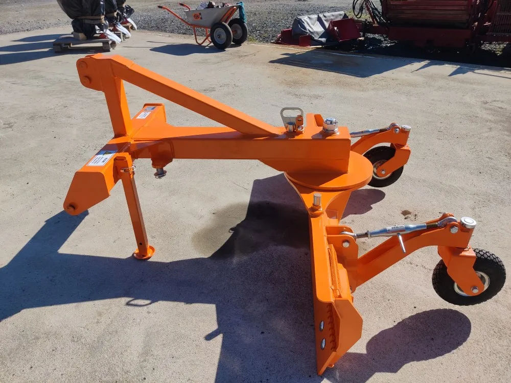 FK Machinery 160cm perälevy / Tukipyörillä, terä hardox ura/sileä
