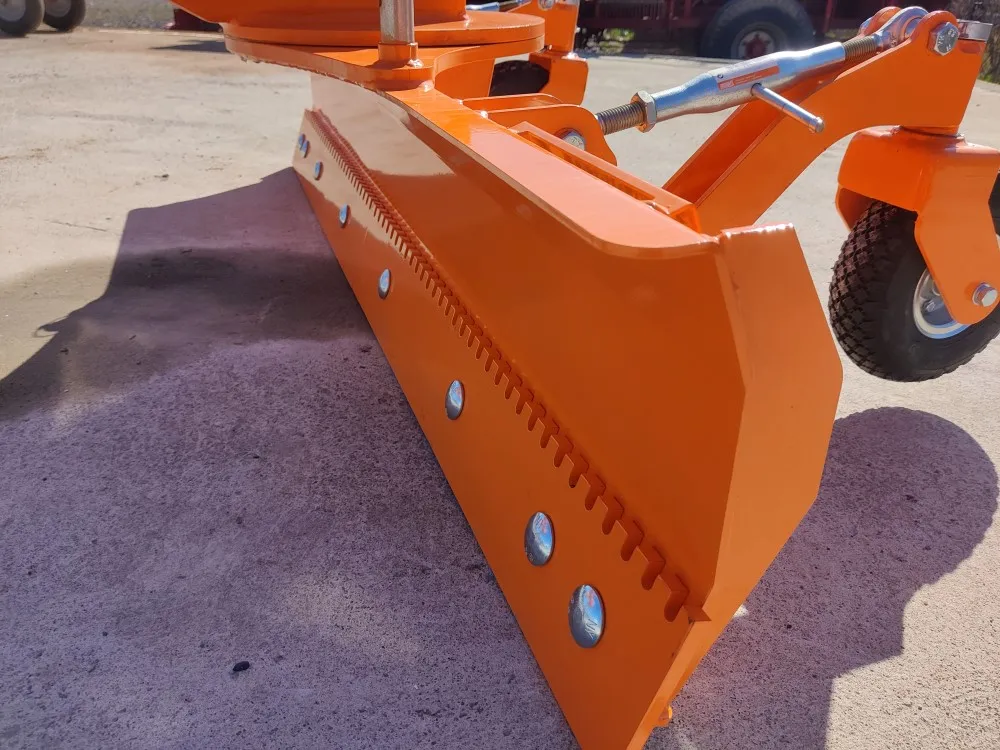 FK Machinery 160cm perälevy / Tukipyörillä, terä hardox ura/sileä