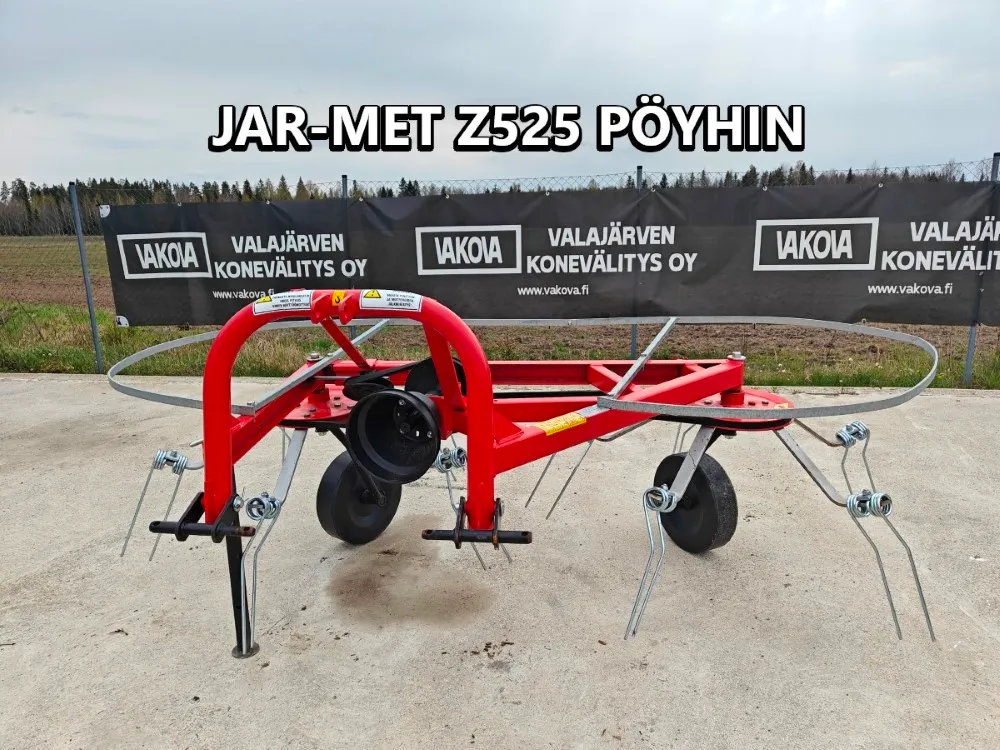 Jar-Met Z-525 pöyhin / Työleveys 270cm, katso video!