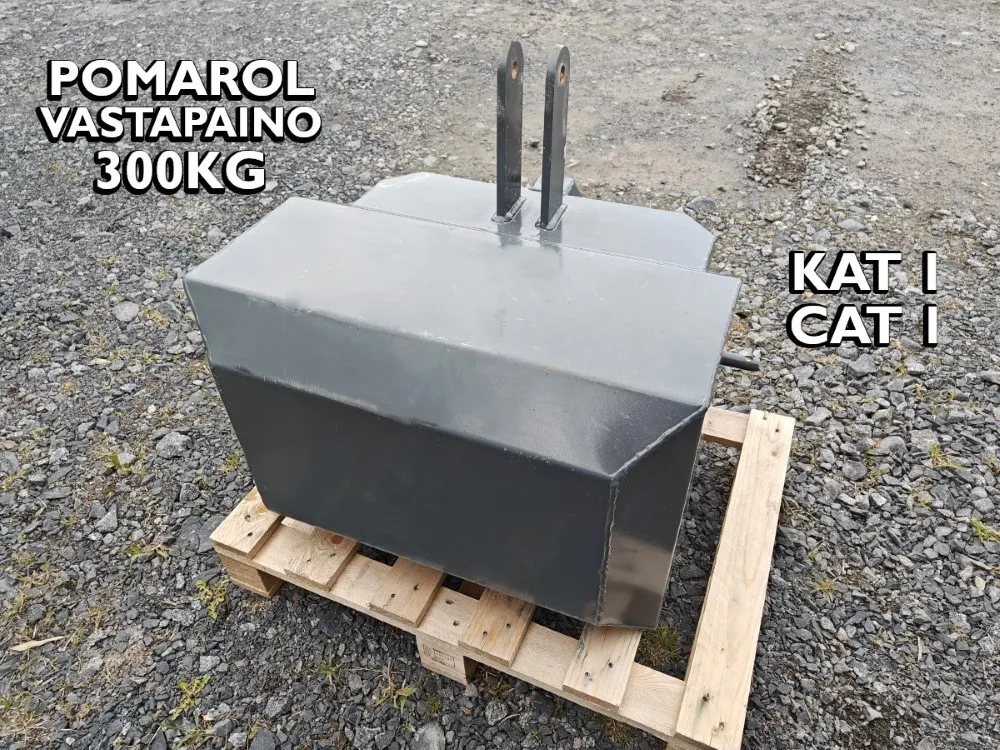 Pomarol 300kg vastapaino / etupaino / KAT 1/ CAT 1 kiinnitys