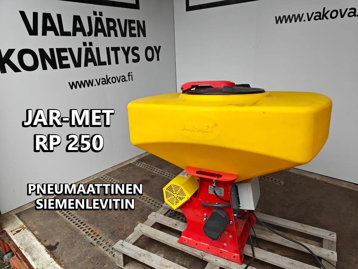 Jar-Met RP 250 pneumaattien kylvökone / Pneumaattinen siemenlevitin - VIDEO